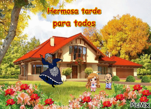 Hermosa tarde - Бесплатный анимированный гифка