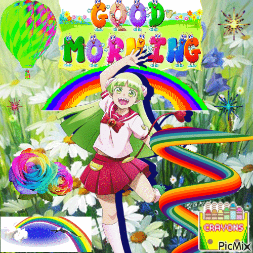 Clara good morning - Бесплатный анимированный гифка