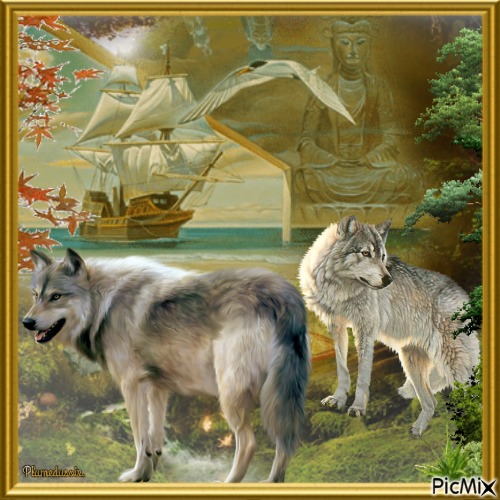 Les loups. - 免费PNG