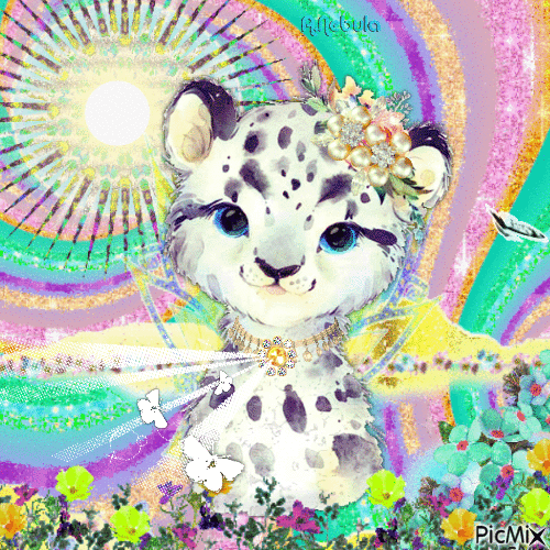 Fairy Leopard - GIF เคลื่อนไหวฟรี