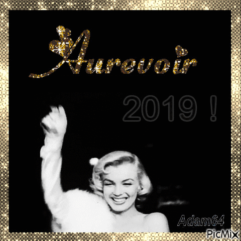 Au revoir 2019 ! - Δωρεάν κινούμενο GIF