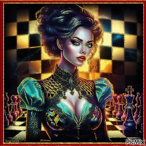Chess Lady - Δωρεάν κινούμενο GIF