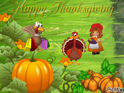 Thanksgiving - Gratis animerad GIF