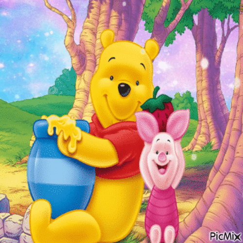 Winnie the Pooh - GIF animasi gratis