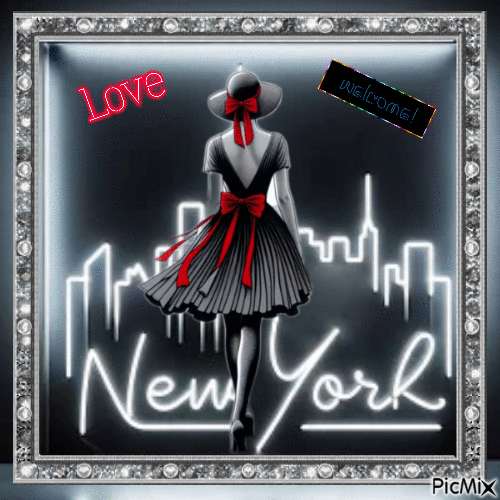 NEW YORK NEW YORK - Δωρεάν κινούμενο GIF