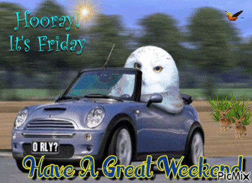 Hooray it's Friday - Darmowy animowany GIF