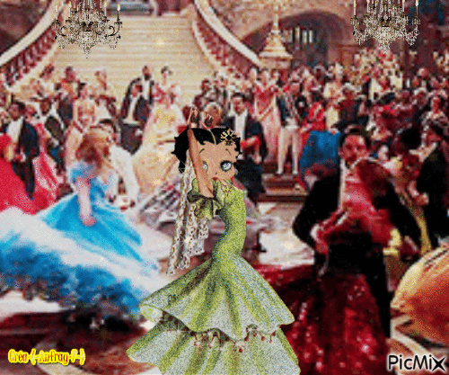 Danse-Betty Boop - Besplatni animirani GIF