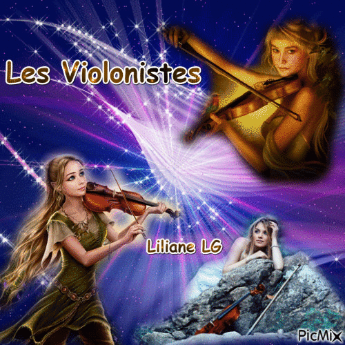 Les Violonistes - Animovaný GIF zadarmo