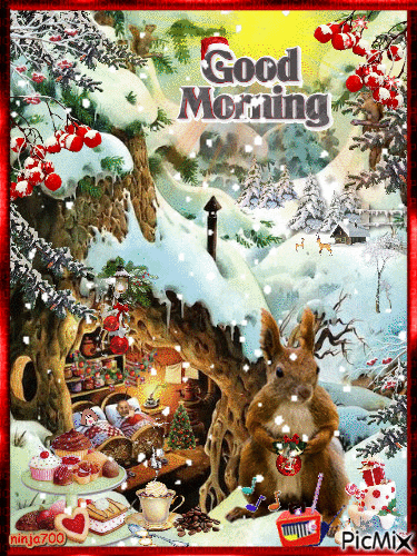 Buongiorno...invernale - Ingyenes animált GIF