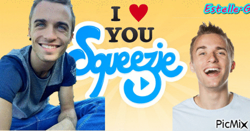 Squeezie (Youtubeur) - Безплатен анимиран GIF