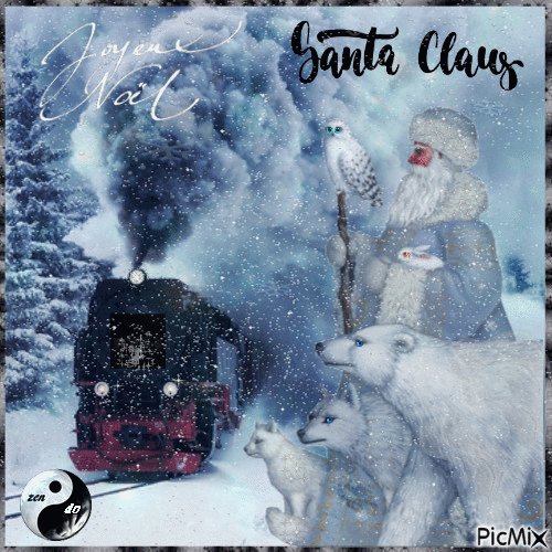 Santa  Claus - Darmowy animowany GIF
