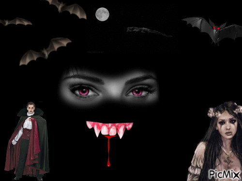 the vampires - GIF animado grátis