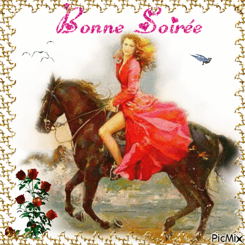 Bonne soiree - Δωρεάν κινούμενο GIF