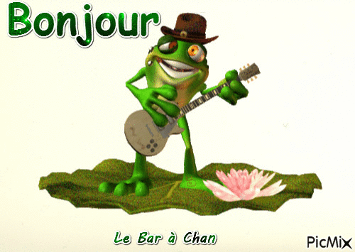 grenouille - GIF animate gratis