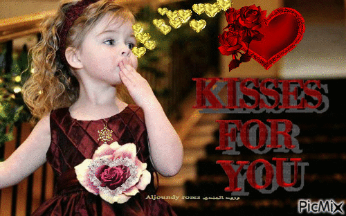 KISSES FOR YOU! - GIF animé gratuit