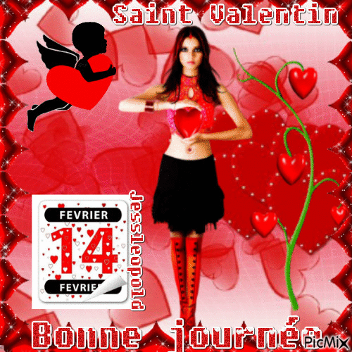 Saint Valentin ! - Animovaný GIF zadarmo