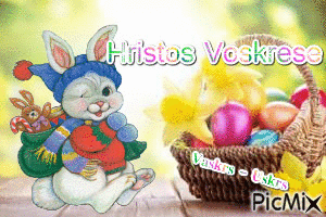 Hristos Voskrese - GIF animado gratis