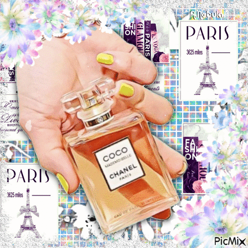 Paris perfume-contest - Gratis animeret GIF