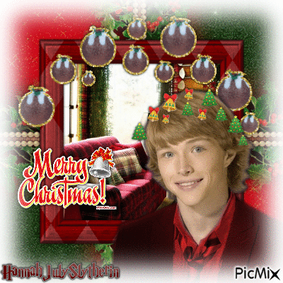 {♥♦♥}Merry Christmas with Sterling Knight{♥♦♥} - Ilmainen animoitu GIF