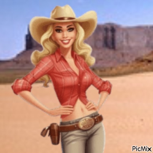 Cowgirl - zdarma png
