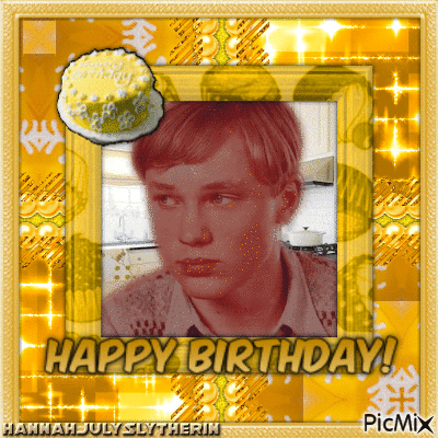 ♦Happy Birthday to William Moseley♦ - 免费动画 GIF