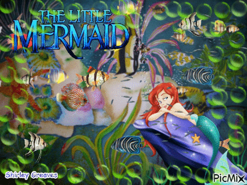 Little Mermaid - GIF animado gratis