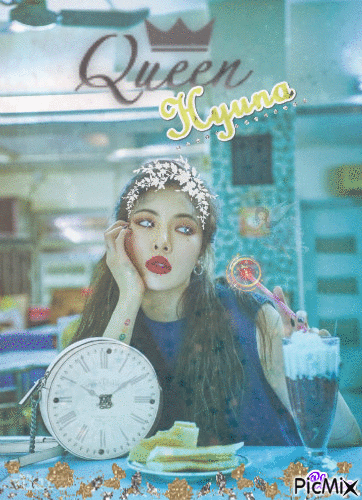 queen Hyuna - GIF animado grátis