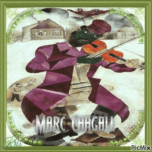Marc Chagall - GIF animé gratuit