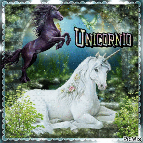 Unicornio - GIF animado grátis