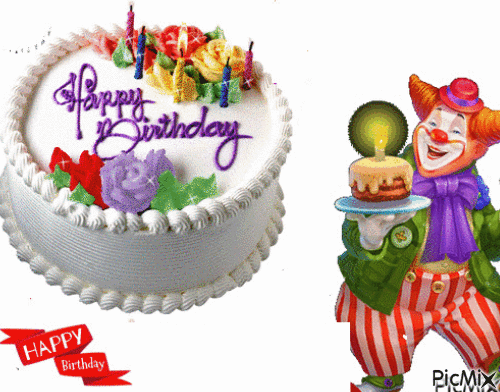 Happy Birthday - Besplatni animirani GIF