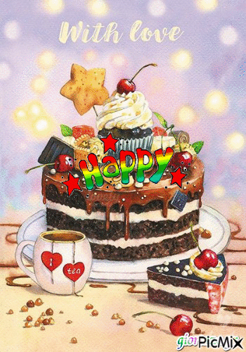 happy birthday! - Ingyenes animált GIF