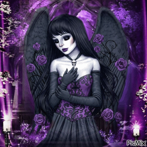 Angel gothic - GIF animado gratis