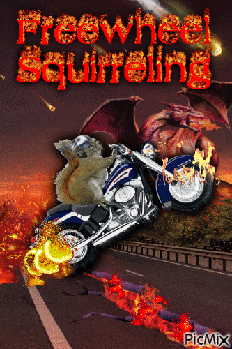 Freewheel Burning (Squirreling) Judas Priest - GIF animado gratis