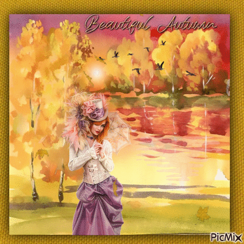 Beautiful Autumn - Безплатен анимиран GIF