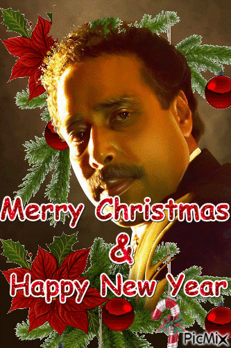 Marry Christmas & Happy New Year - Free animated GIF