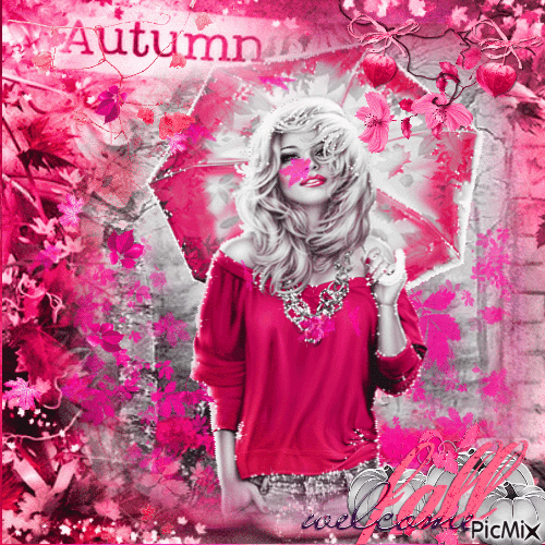 Pink Autumn - Gratis animerad GIF