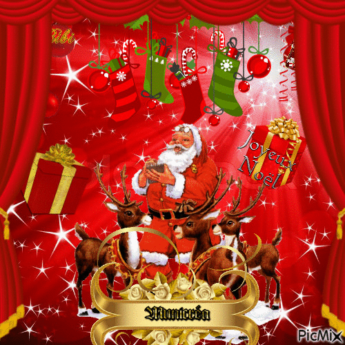 Joyeux Noël Municréa - GIF animé gratuit
