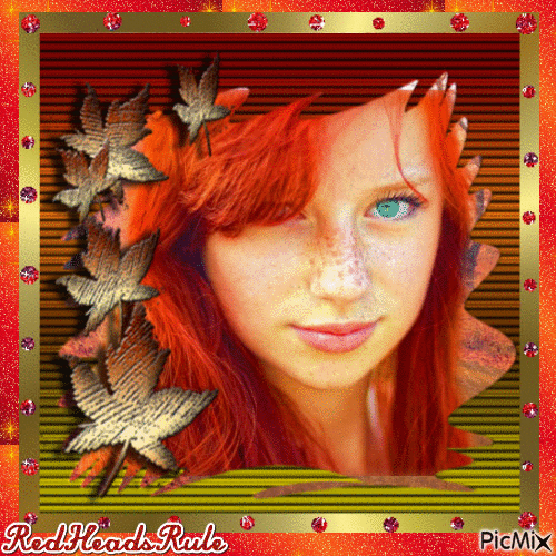 Autumn Redhead - Gratis geanimeerde GIF