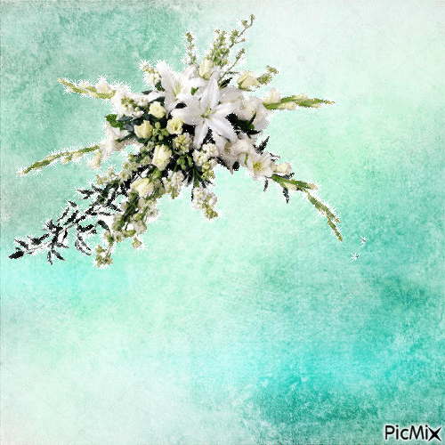 White Flowers - Δωρεάν κινούμενο GIF