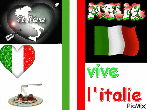 pour l'italie - 無料のアニメーション GIF