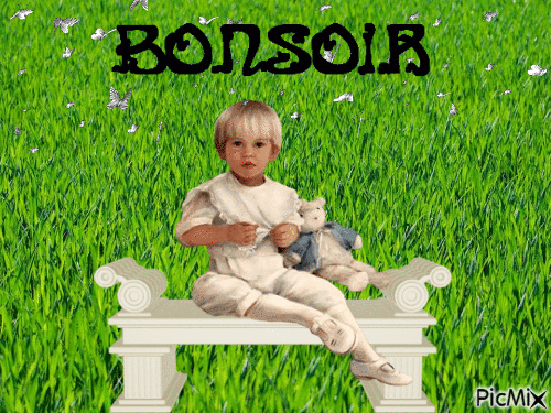 BONSOIR - GIF animé gratuit
