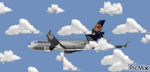 samolot - GIF animasi gratis