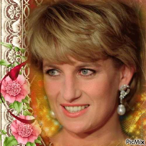 Hommage à la princesse Diana. - Δωρεάν κινούμενο GIF