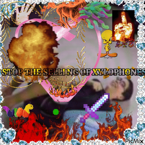 STOP THE SELLING OF XYLOPHONES - Free animated GIF