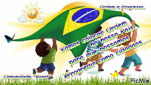 Grita Brasil. - GIF animate gratis