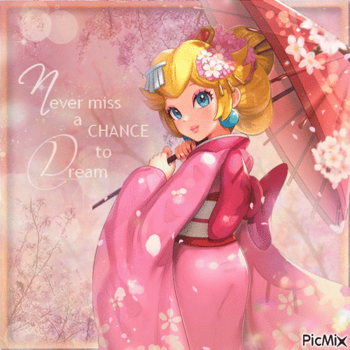 Princess Peach - Zdarma animovaný GIF