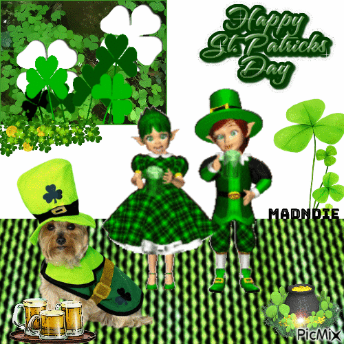 happy St-Patrick day - Ingyenes animált GIF