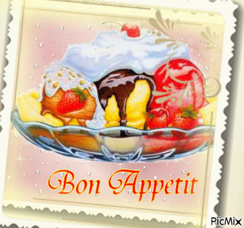 bon appetit - Animovaný GIF zadarmo