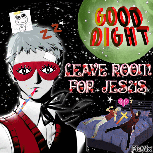 akihiko good night - GIF animé gratuit