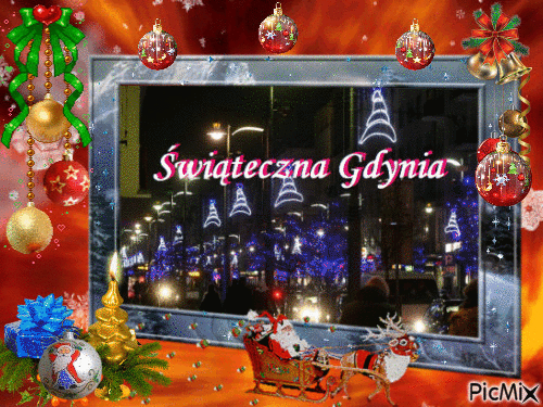 Świąteczna Gdynia - Δωρεάν κινούμενο GIF